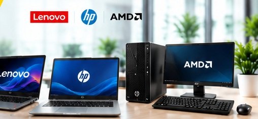 Lenovo, HP and AMD business computing products
